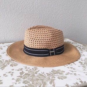 NATURAL FIBER PANAMA HAT